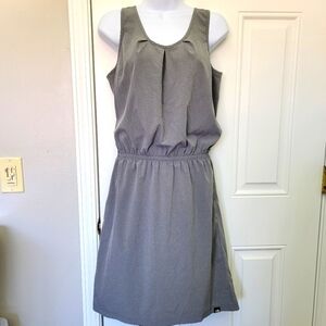 The North Face Dress Gray Stretchy Sleeveless Elastic Waist Pockets Travel 6